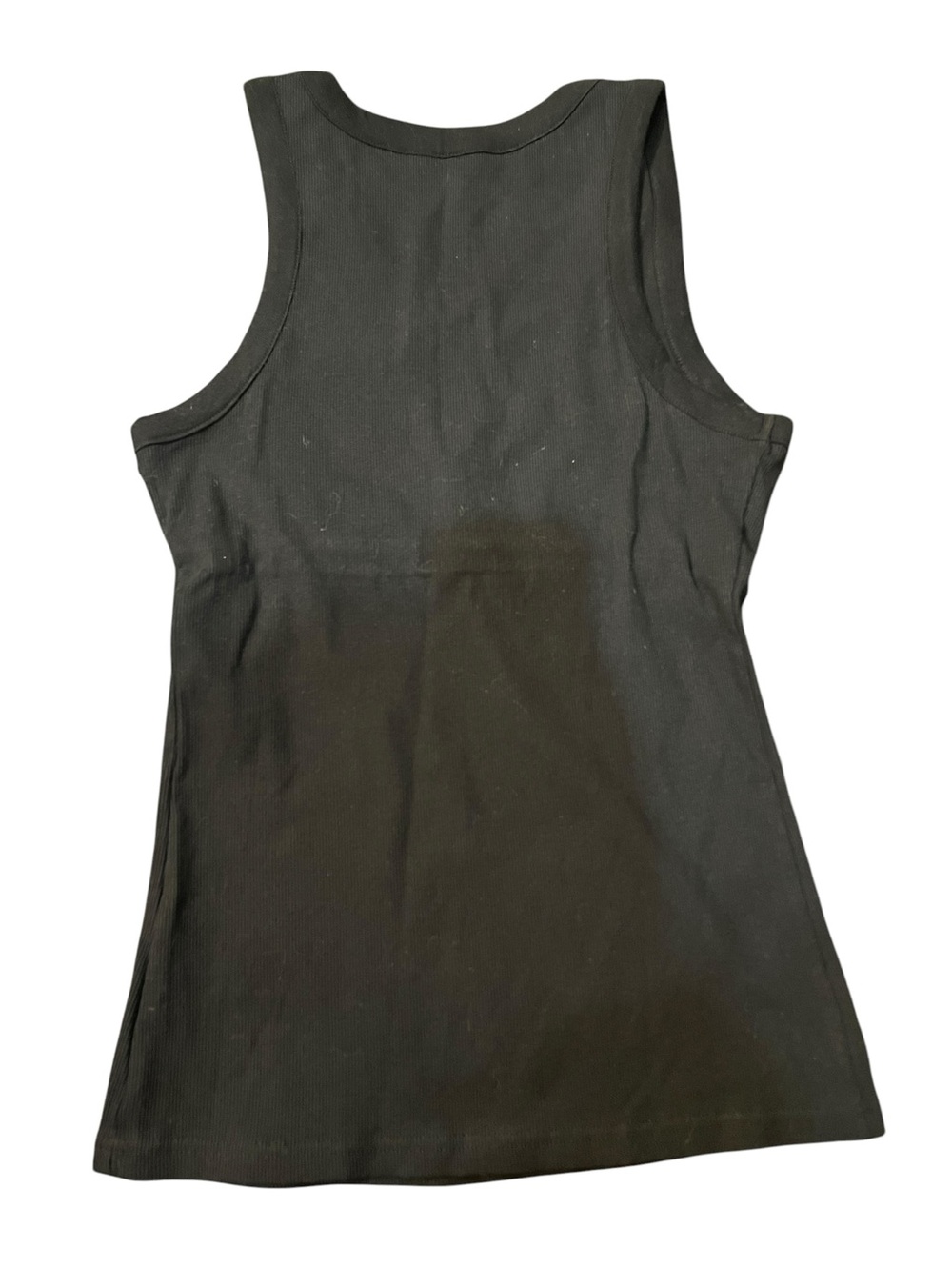 Nwt- Papinelle Women's Black Ribbed Tank Top - Sleeveless Knit — image 4 of 5